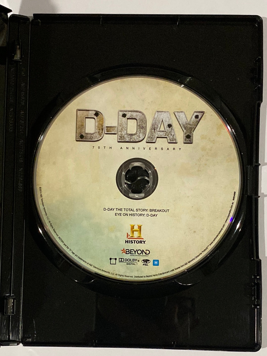 D-Day 70th Anniversary Commemorative Gift Set DVD 4-Disc Set History Channel VGC