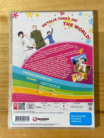 Hetalia The Beautiful World 5 DVD Anime PAL 4 VGC