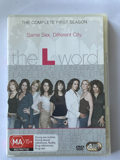 The L Word Complete First Season DVD 4-Disc Set PAL 4 VGC