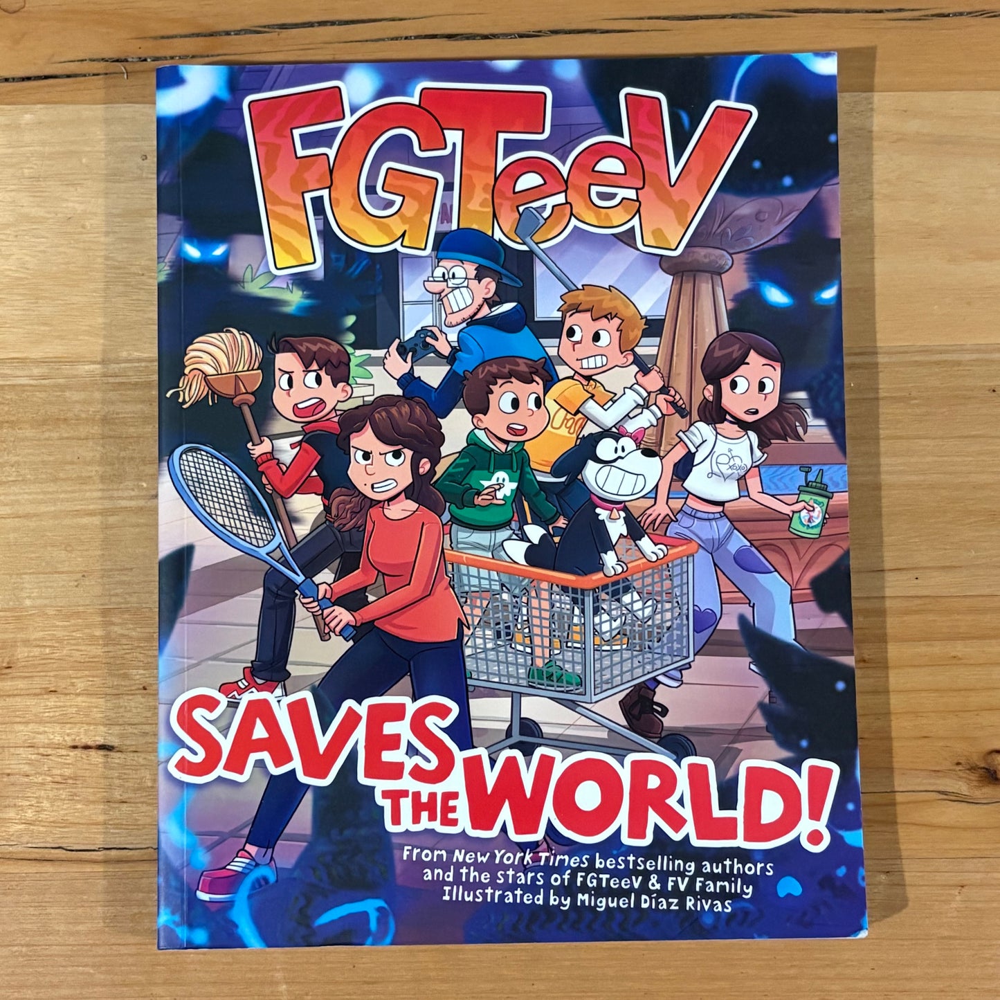 FGTeeV Out Of Time! Saves The World! Into The Game Graphic Novel Bundle