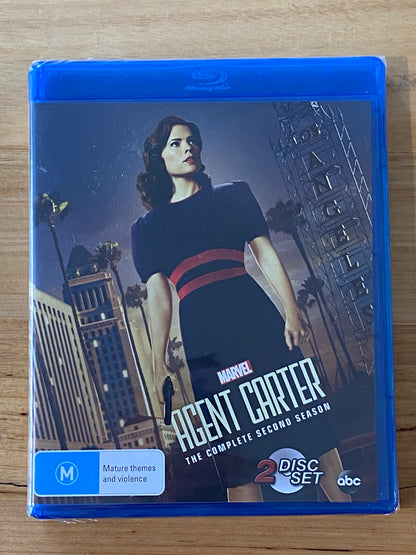 Agent Carter Blu-Ray Netflix Complete 1st & 2nd Season Region B 4-Disc New Sealed