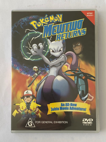 Pokemon Mewtwo Returns DVD NTSC 4 VGC