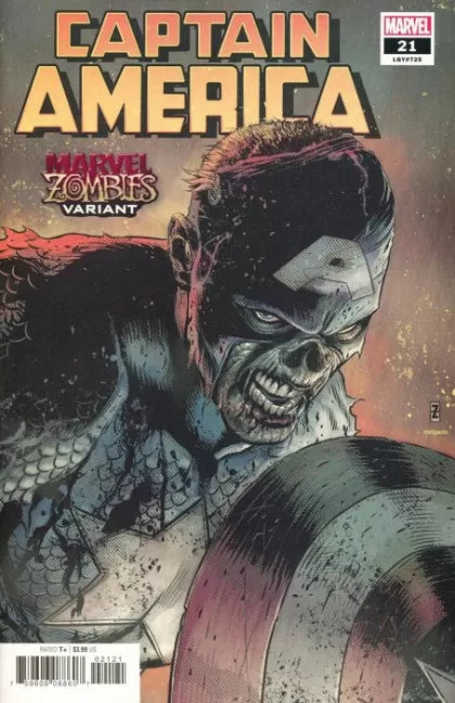 Captain America (2018) #21 Patrick Zircher Marvel Zombies Variant
