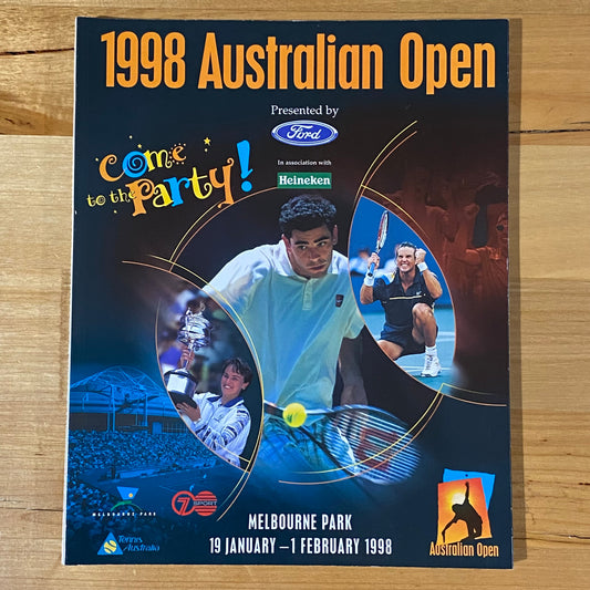 Australian Open Tennis Official Programs 1998, 2003 and 2003 VGC