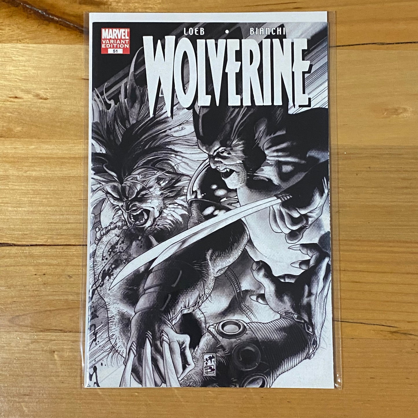 Wolverine (2003) #50 & 51 Simone Bianchi Black & White Variants (NM)
