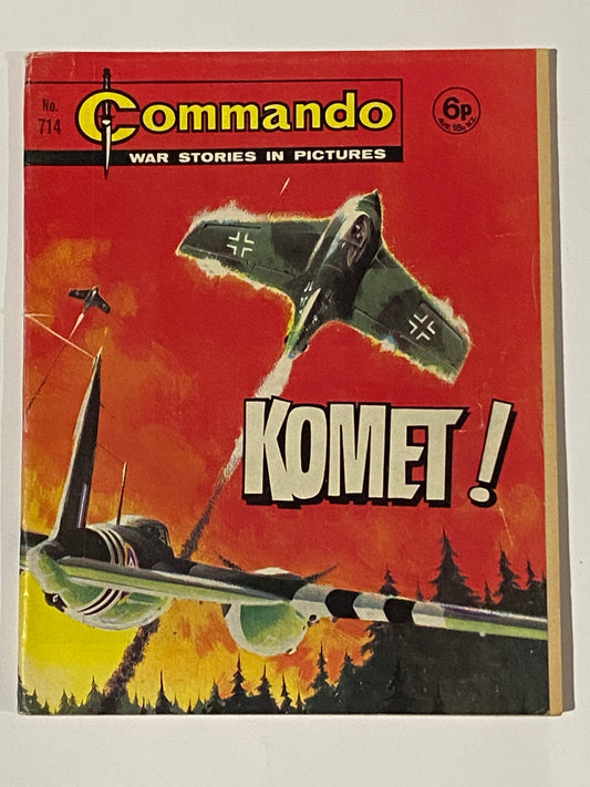 Commando War Comic #714 Komet 1973