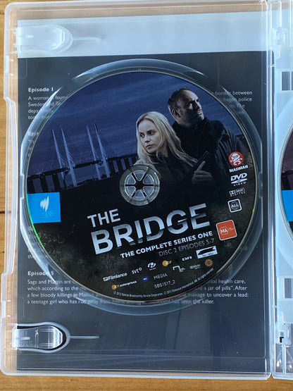 The Bridge Complete Series 1-3 DVD Swedish/Danish Crime Thriller PAL 4 VGC