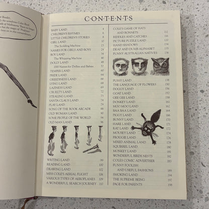 Cole's Funny Picture Book The Family Amuser Hardback 1987 GD