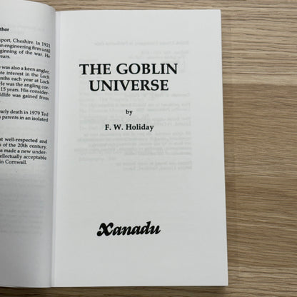 The Goblin Universe by Ted Holiday and Colin Wilson Paperback GD