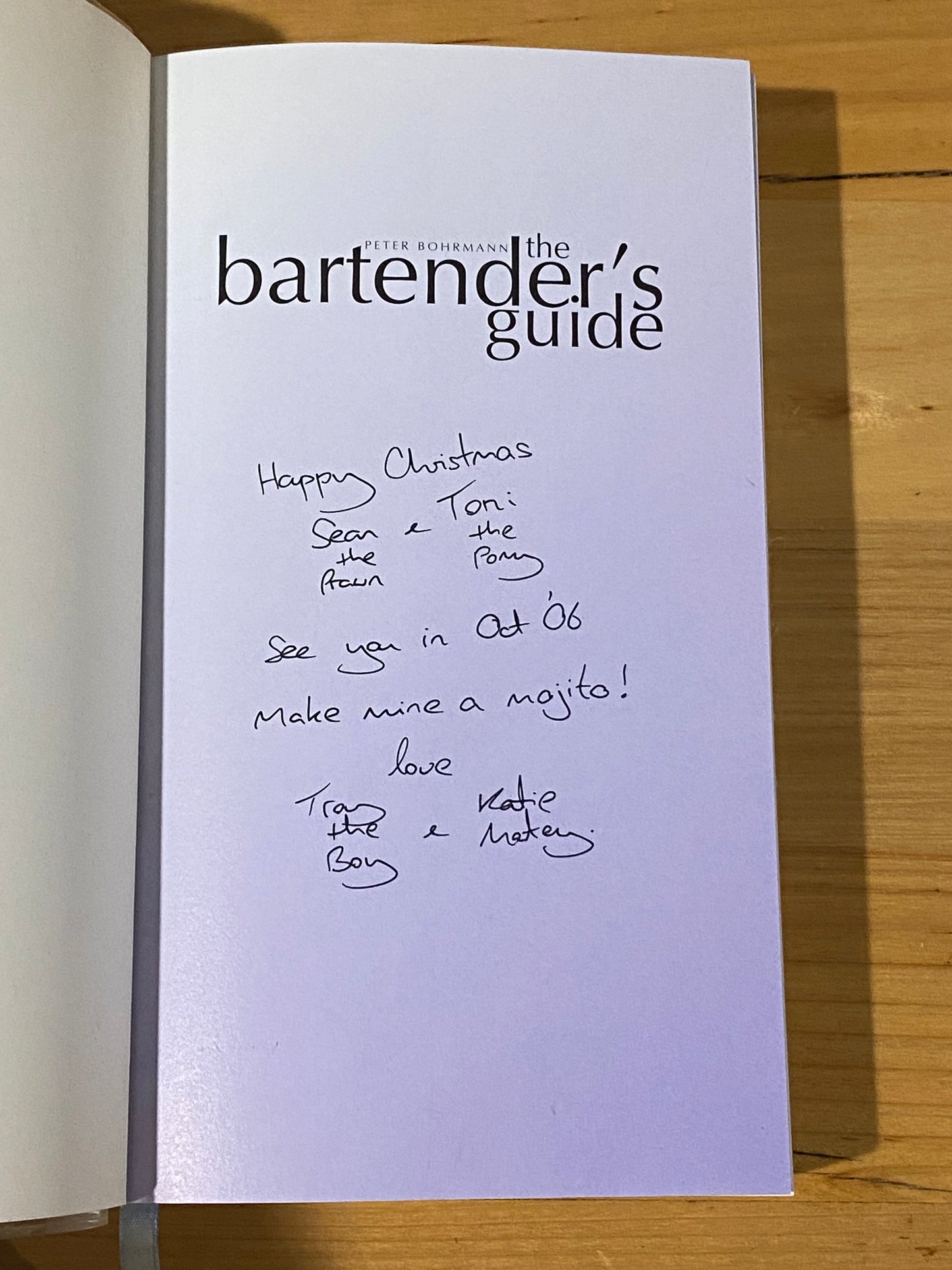 The Bartender's Guide Peter Bohrmann Over 4000 Recipes Paperback 2004 GD