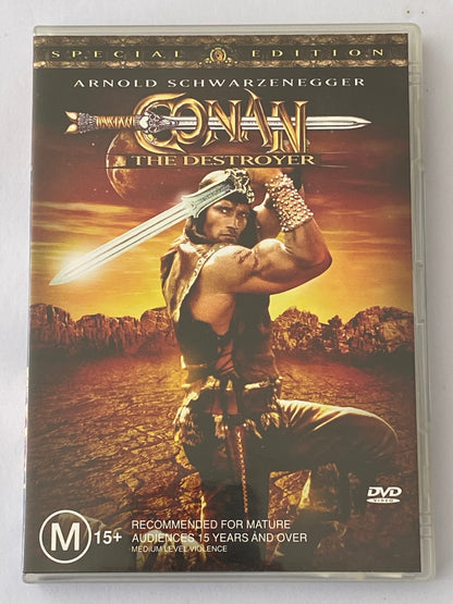 Conan The Destroyer Special Edition DVD PAL 4 VGC