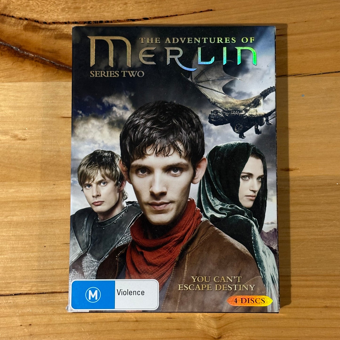 The Adventures Of Merlin Series 1-4 DVD British Magical Drama 4-Disc Set PAL 4 VGC