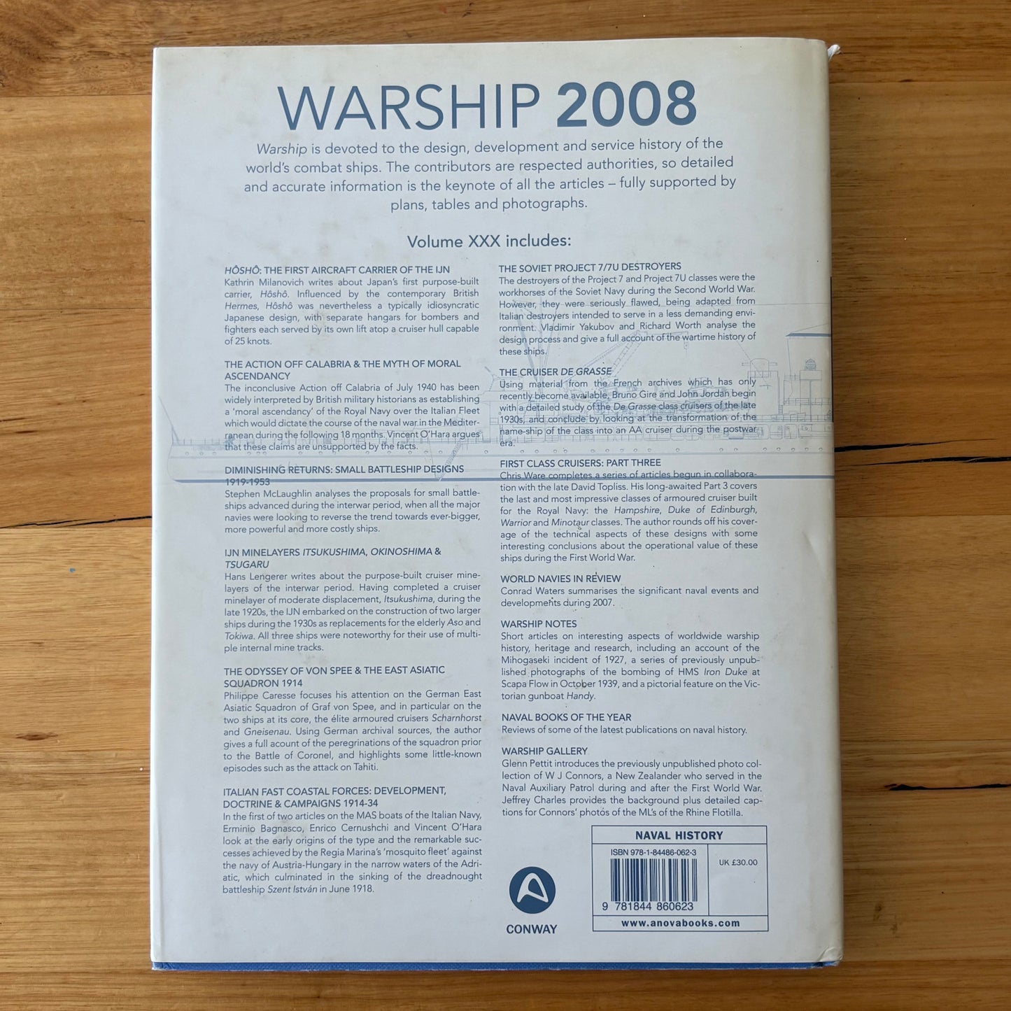 Warship 2008 and 2009 2 Book Bundle Conway Hardcover Maritime History GD