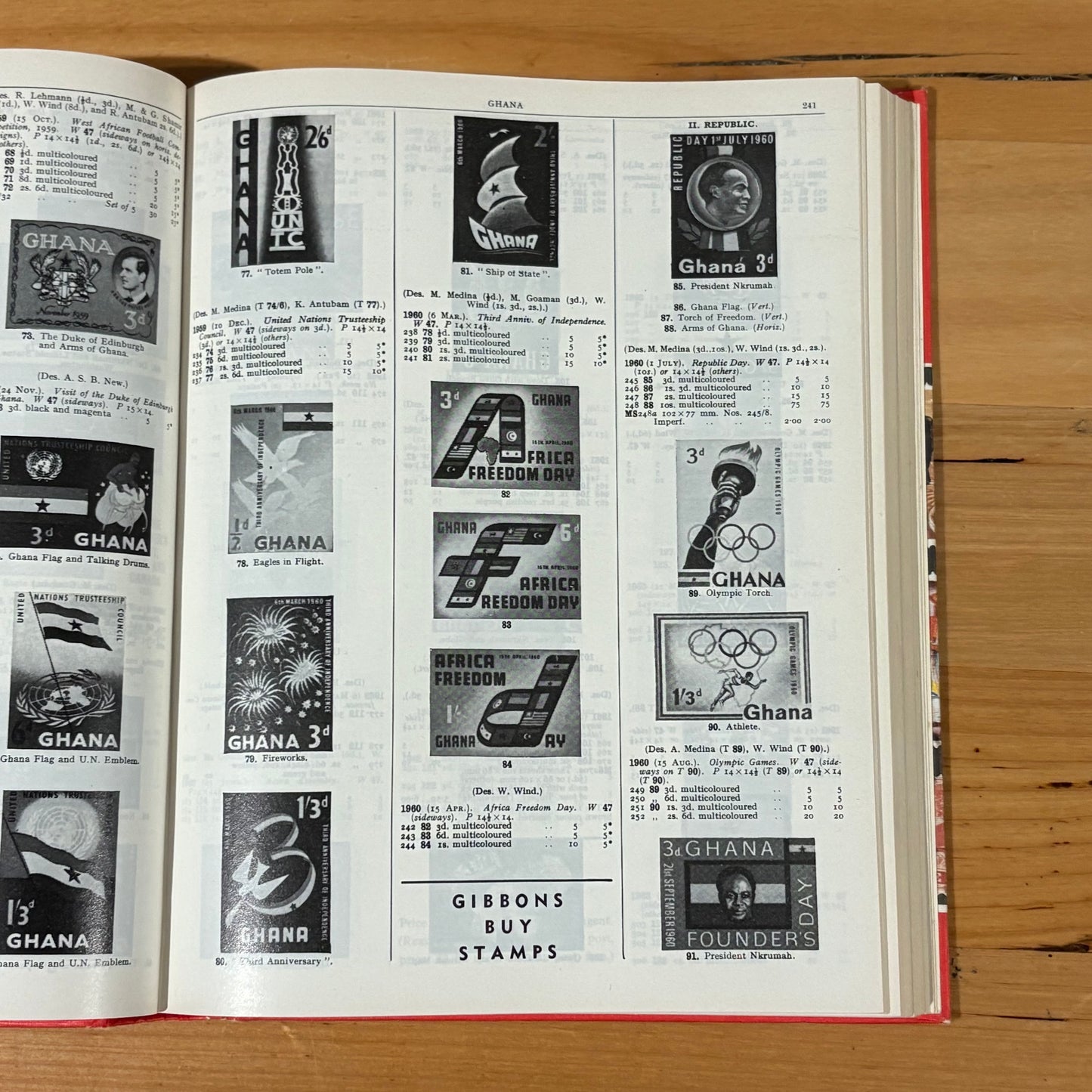 Stanley Gibbons British Commonwealth Stamp Catalogue 1972 Hardcover GD