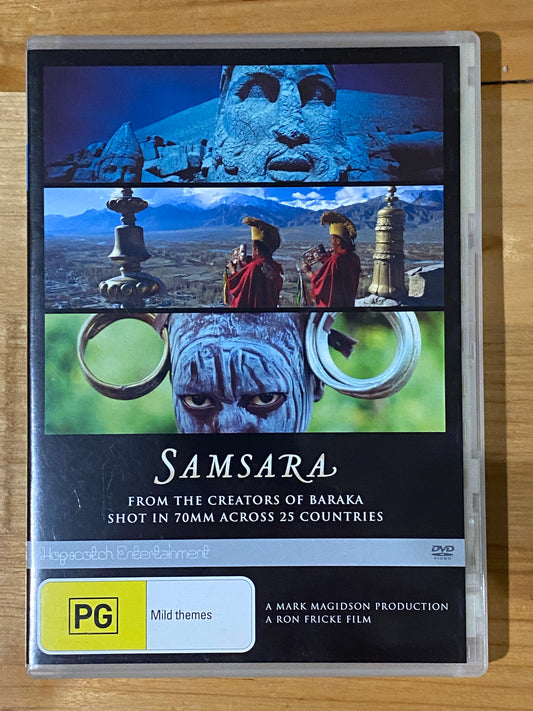 Samsara DVD Shot in 70mm Across 25 countries PAL 4 VGC