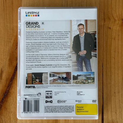 Grand Designs Australia Series 1-6 DVD Peter Maddison PAL 4 VGC