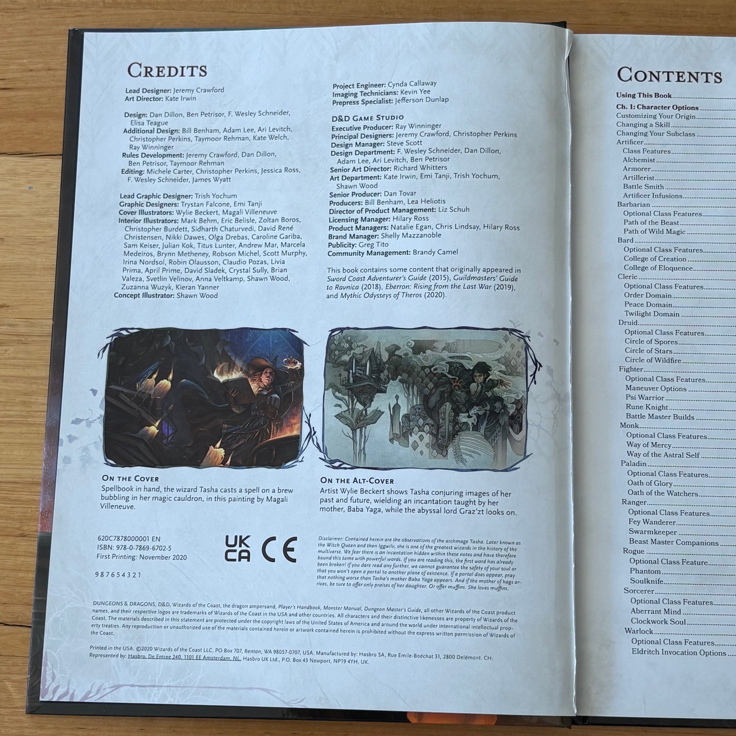 Tasha's Cauldron of Everything Dungeons & Dragons Hardcover 2020 GD