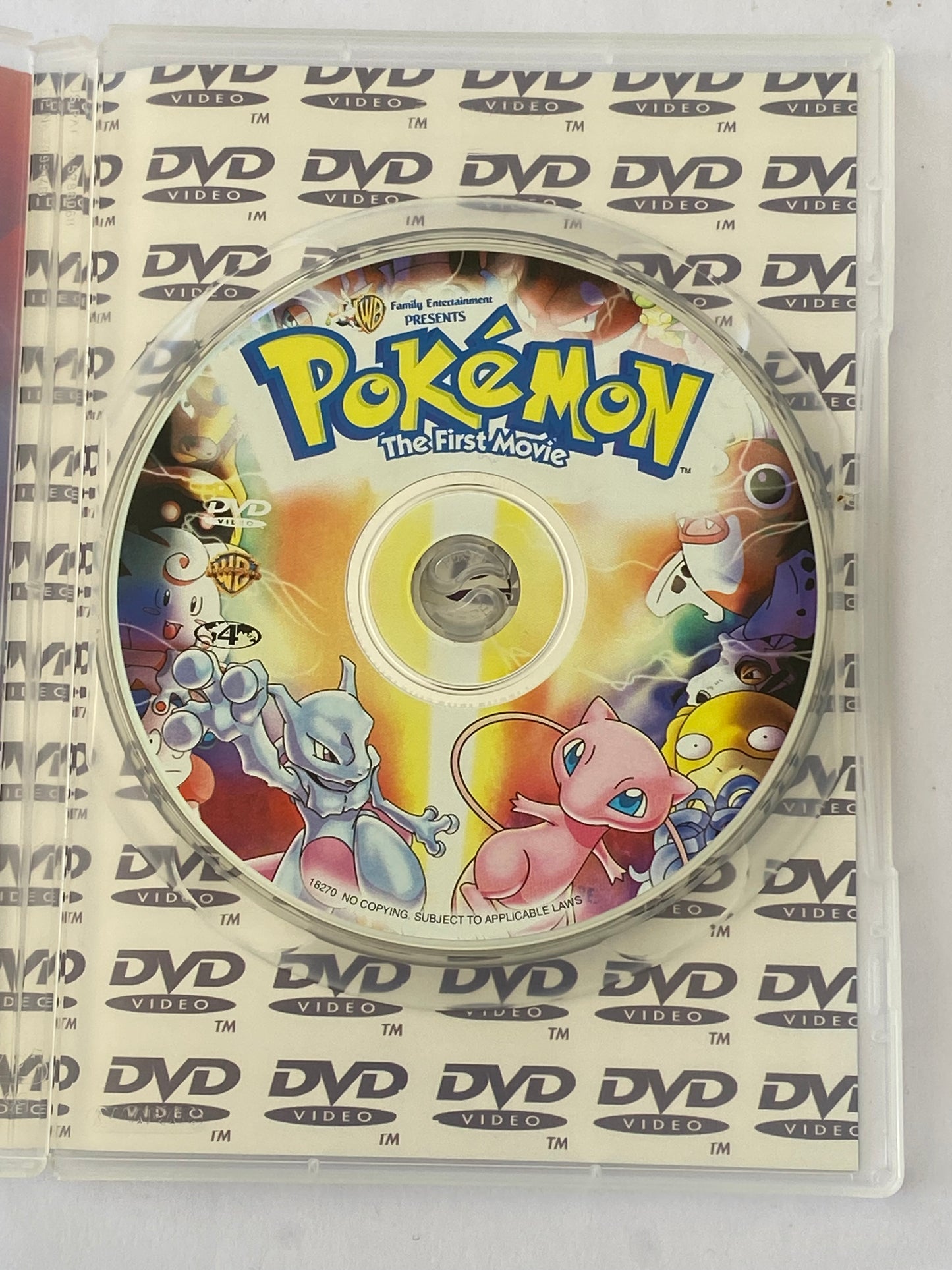 Pokémon The First Movie DVD PAL 4 VGC