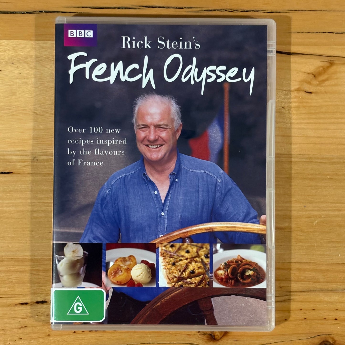 Rick Stein Cookery DVD Mexican French and Mediterranean Bundle PAL 2/4 VGC