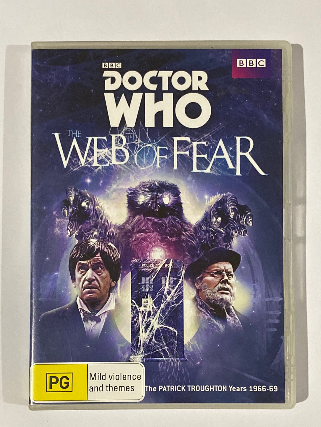 Doctor Who The Web of Fear BBC TV Restored DVD PAL 4 Patrick Troughton VGC