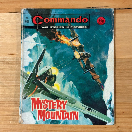 Commando War Comic #606 Mystery Mountain 1971