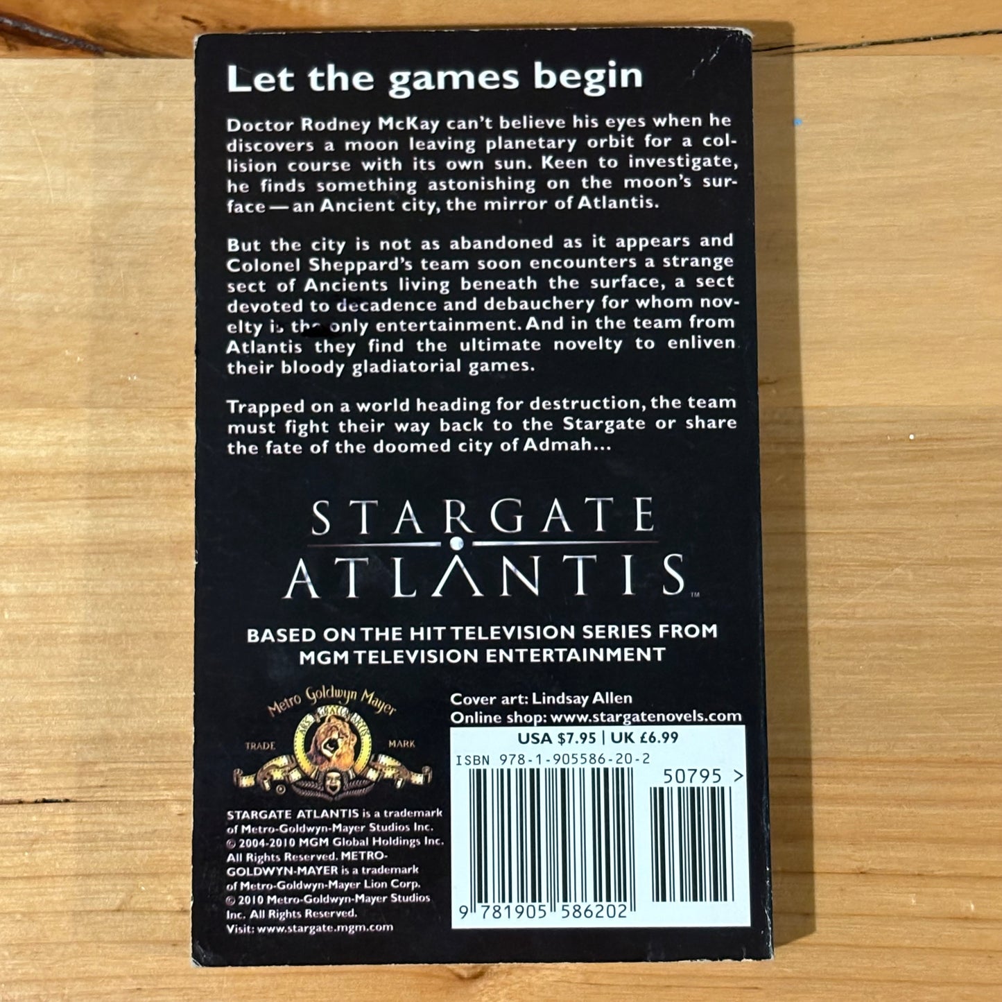 Stargate Atlantis Brimstone Wilson & Macomber Paperback Sci-Fi 2010 GD