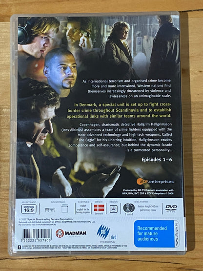 The Eagle A Crime Odyssey Volume 1 DVD Danish Drama 2-Disc Set PAL 4 VGC