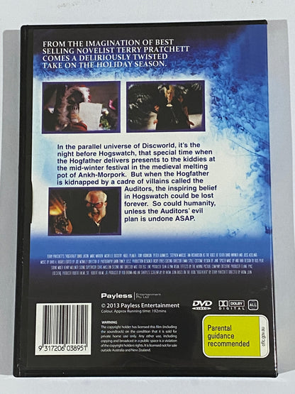 Terry Pratchett's Hogfather DVD David Jason PAL ALL VGC