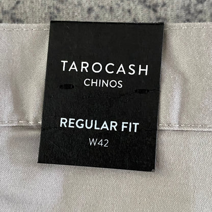 Tarocash Men’s Chinos Putty Sz 42-inch Waist Regular Zip Fly New With Tags