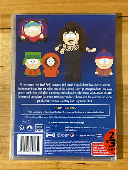 South Park Complete 17th and 18th Season DVD PAL 4 New Sealed