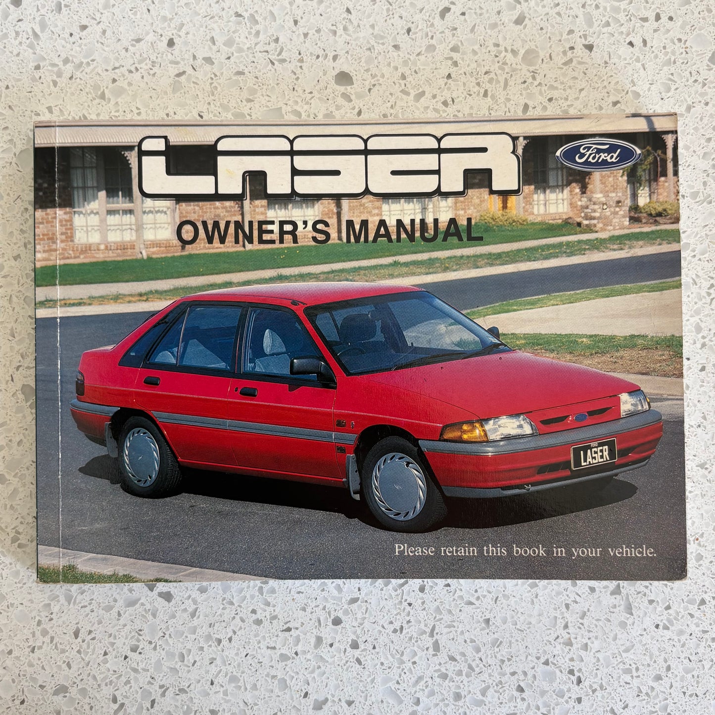 Ford Laser Owner's Manual and 1996 Model RHD Wiring Diagram Paperback GD