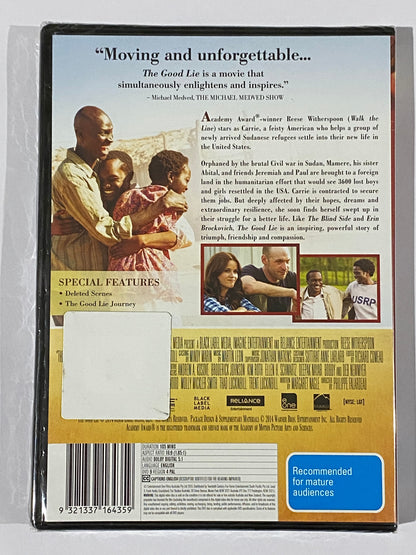 The Good Lie DVD Reece Witherspoon PAL 4 Brand New Sealed