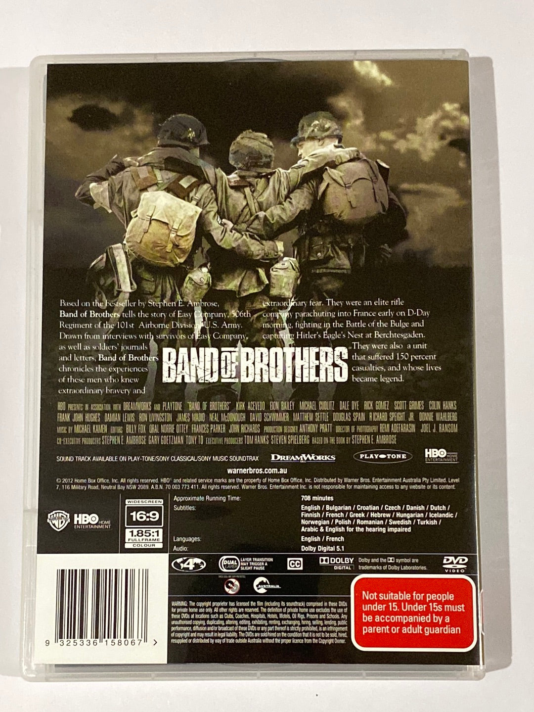 Band of Brothers and The Pacific DVD Box Set VGC