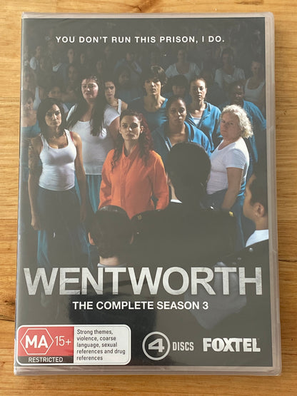 Wentworth DVD Seasons 1-7 PAL 4 VGC - Seasons 3+6 New Sealed