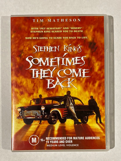 Stephen King's Sometimes They Come Back DVD PAL ALL VGC