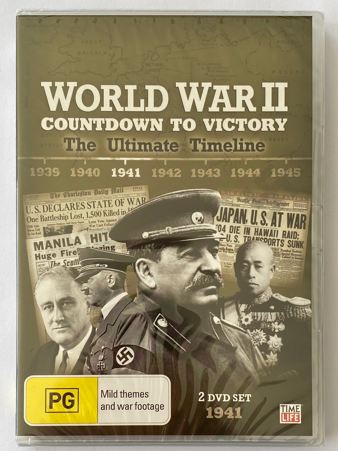 World War Two Countdown to Victory DVD The Ultimate Timeline Time Life 11-Disc Set VGC