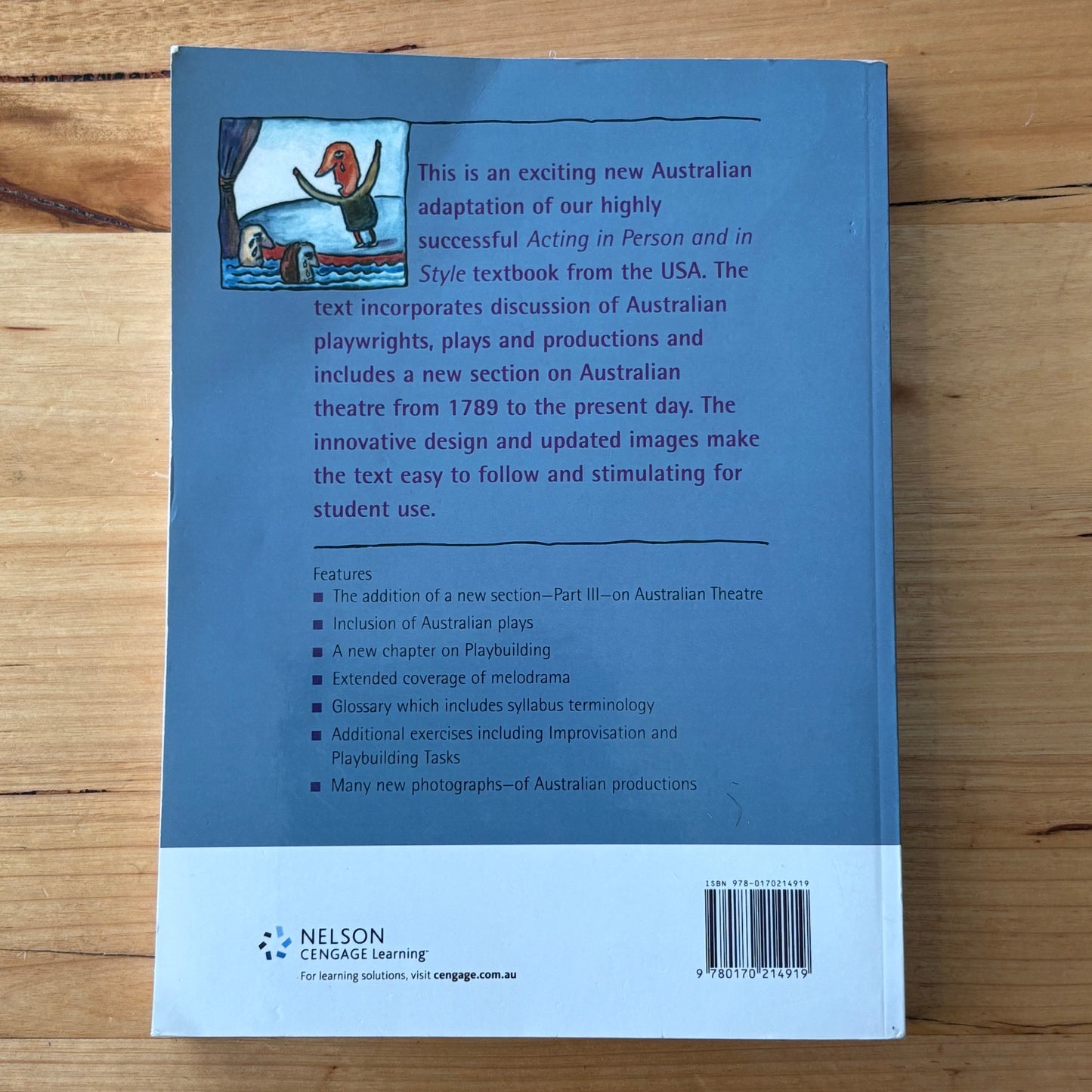 Acting in Person and in Style in Australia Paperback 2011 GD