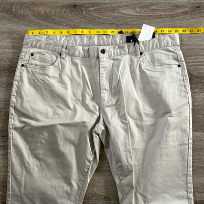 Tarocash Men’s Chinos Putty Sz 44-inch Waist Regular Zip Fly New With Tags