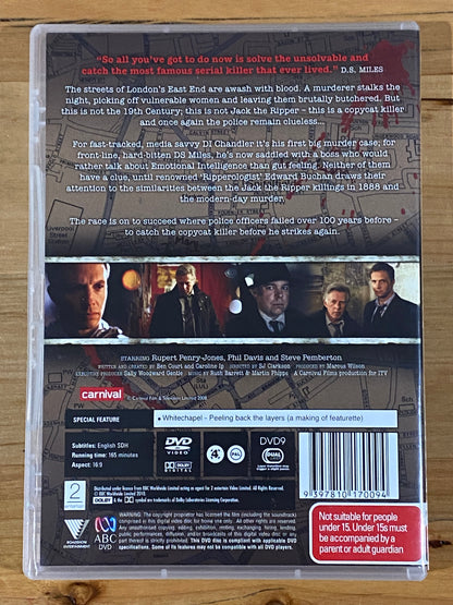 Whitechapel Series 1-4 Complete Set DVD British Crime Drama Set PAL 4 VGC