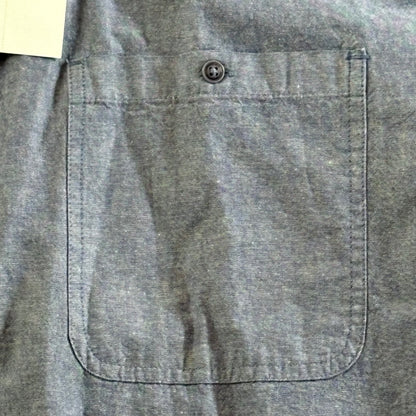 Mountain Designs Organic Cotton Shirt Mens Blue Collared Size 3XL Long Sleeves