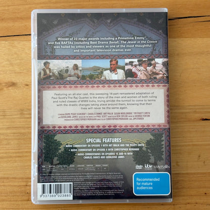 Jewel in The Crown Complete Series DVD Classic British TV 4-Disc PAL 4 VGC