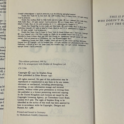 Needful Things by Stephen King Hardcover 1991 GD