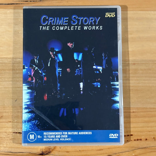 Crime Story The Complete Works DVD Dennis Farina PAL ALL VGC
