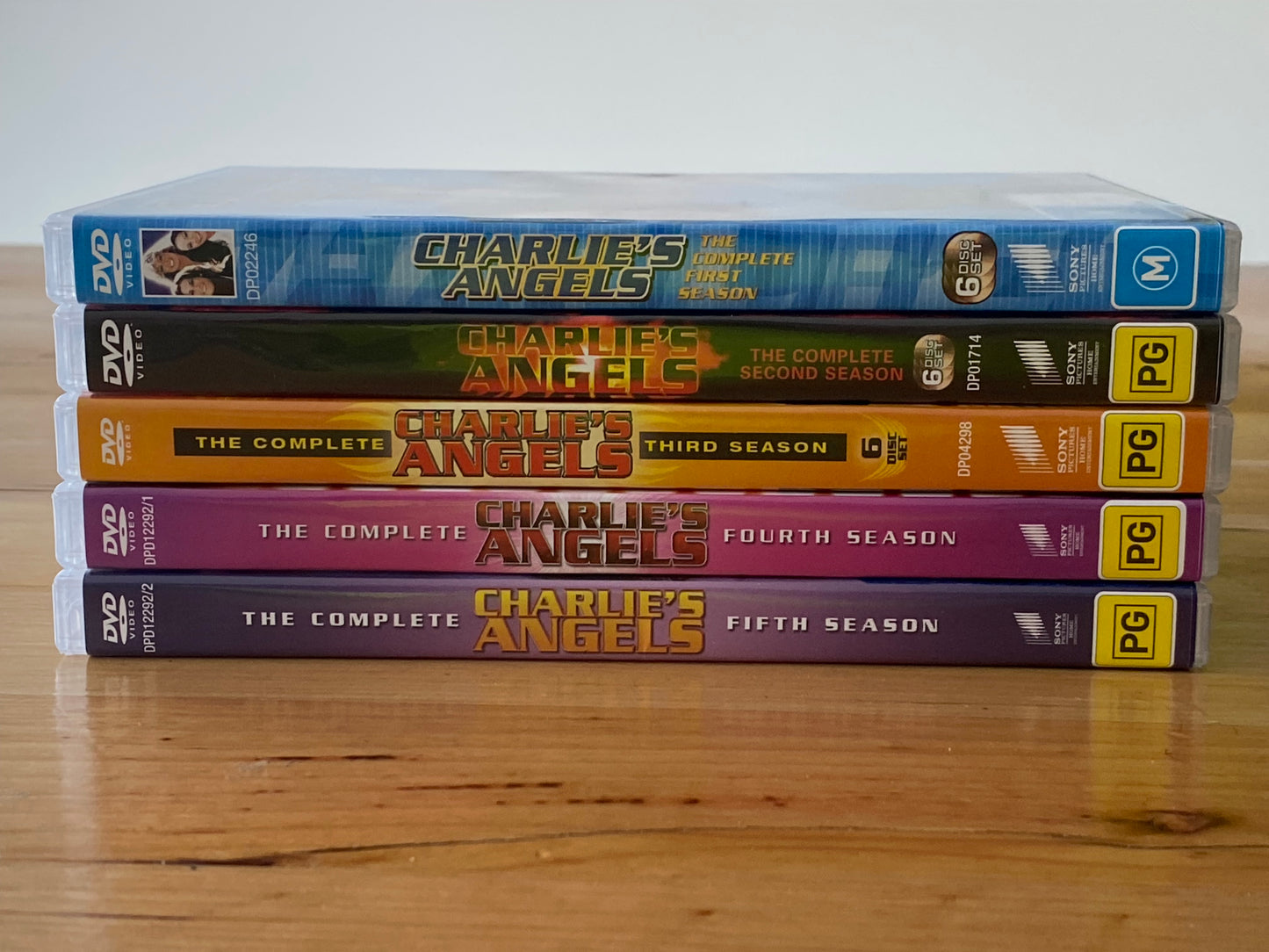 Charlie's Angels Complete Set DVD Seasons 1-5 PAL 4 VGC