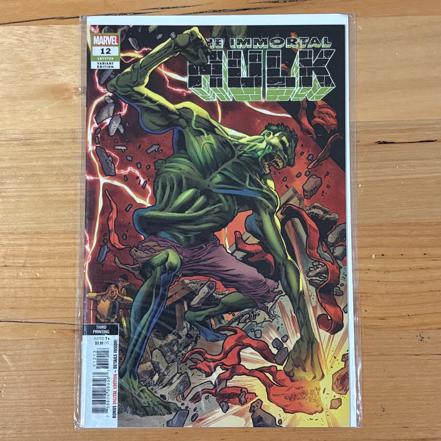 The Immortal Hulk (2018) #12 3rd Printing Joe Bennett Cover Art