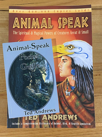 Animal-Speak & Animal-Speak Pocket Guide by Ted Andrews Paperback GD