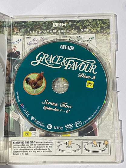 Grace and Favour Series 1 and 2 DVD BBC Comedy 2-Disc Set NTSC 4 VGC