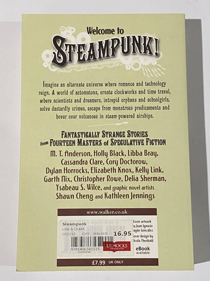 2 Steampunk Anthology Paperbacks 60 stories Garth Nix Holly Black Cassandra Clare