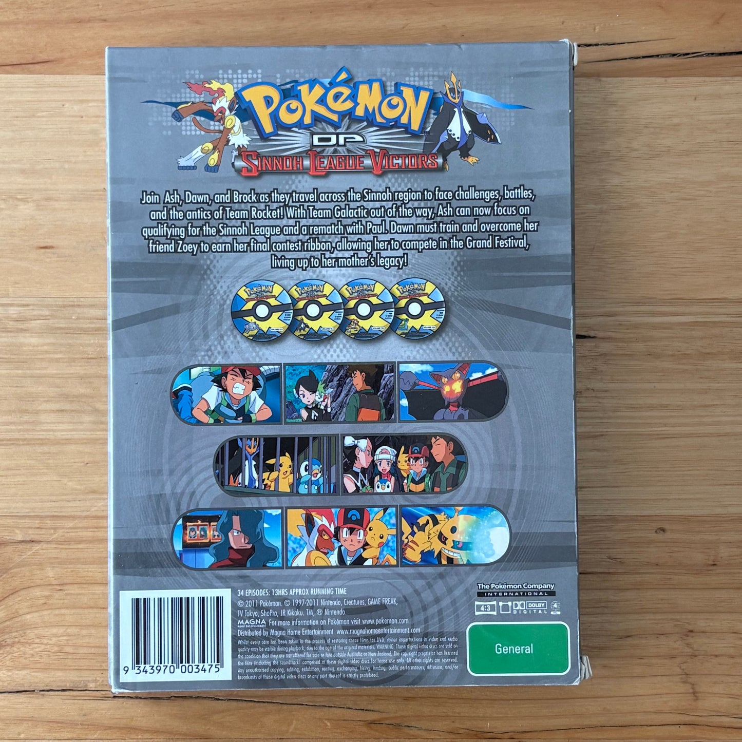 Pokémon DVD Seasons 1-13 Complete Set Animation VGC