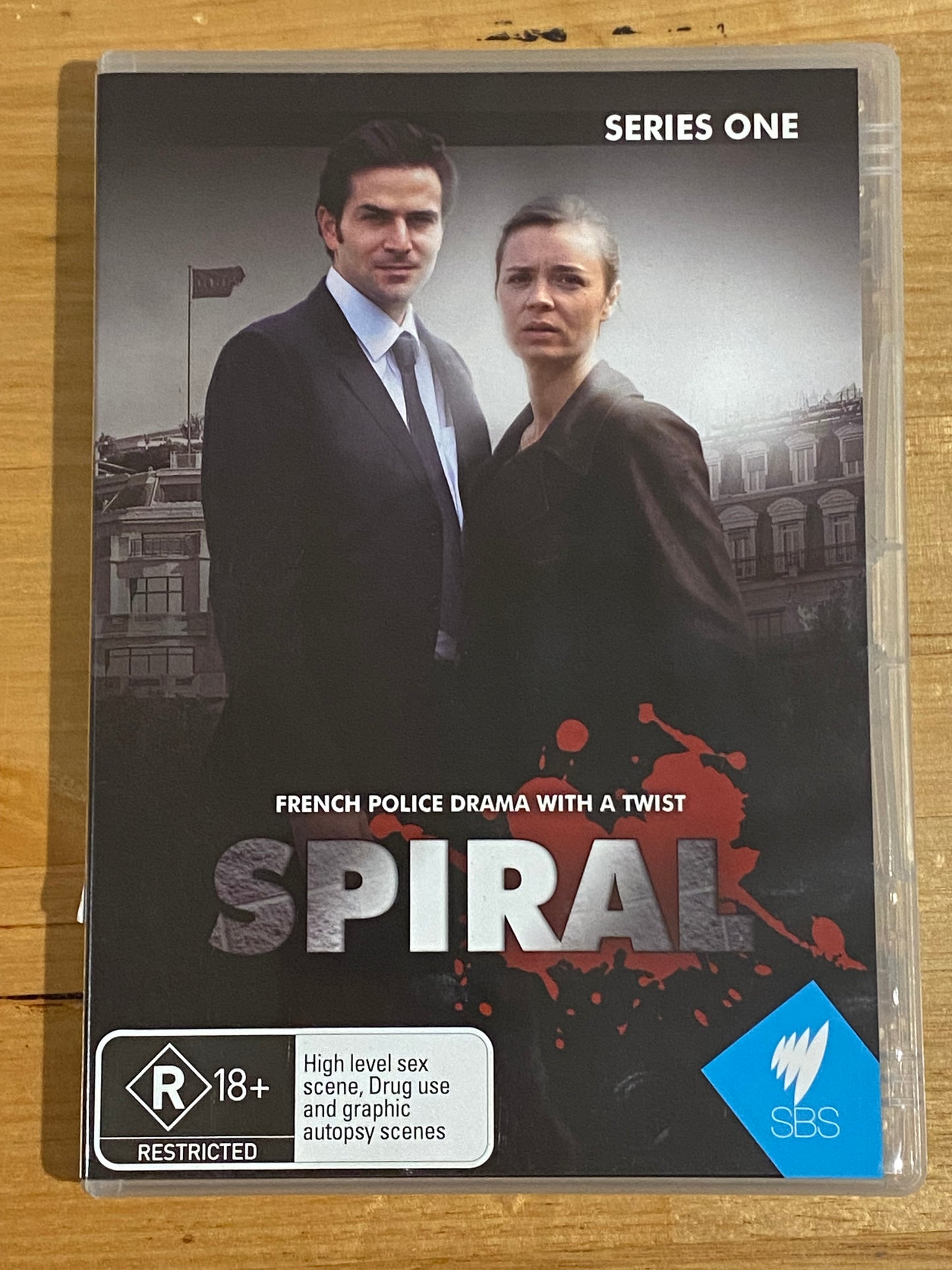 Spiral Series 1 DVD French Police Drama 2-Disc Set PAL 4 VGC